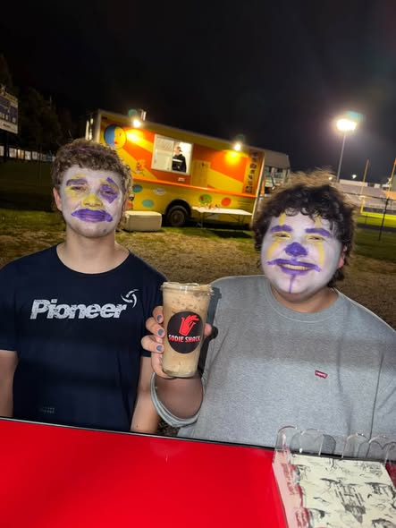 Happy customers with dirty sodas at a night event